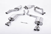Milltek Audi S5 3.0 TFSI B8 SPORTBACK (2010 to 2011) EC-Approved. Quad Polished Tips.